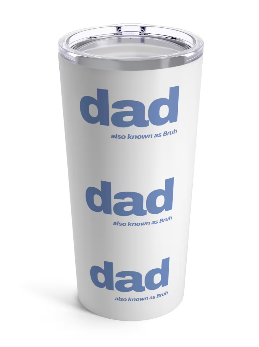 Fun coffee tumbler for Dad - great fathers day gift