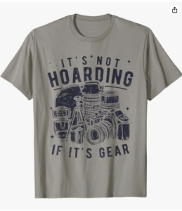 it's not hoarding if it is gear t shirt for photographers 