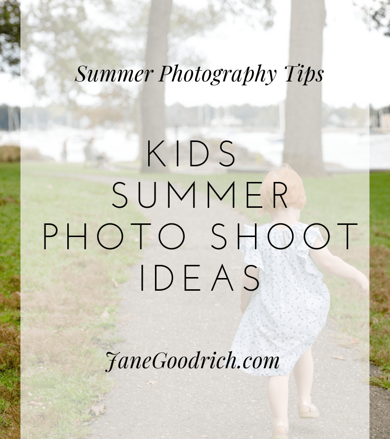 Kids summer photo shoot ideas by Jane Goodrich