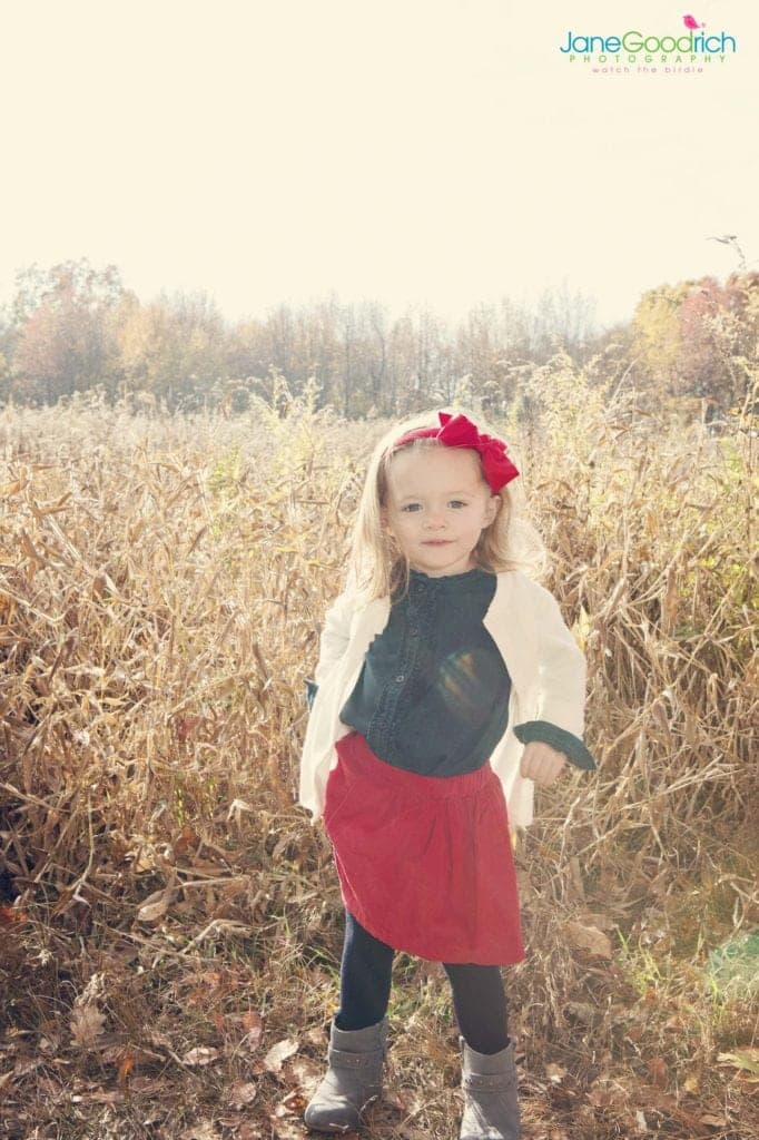 fall kid's photo ideas