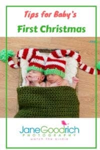 Tips for photographing Baby's First Christmas
