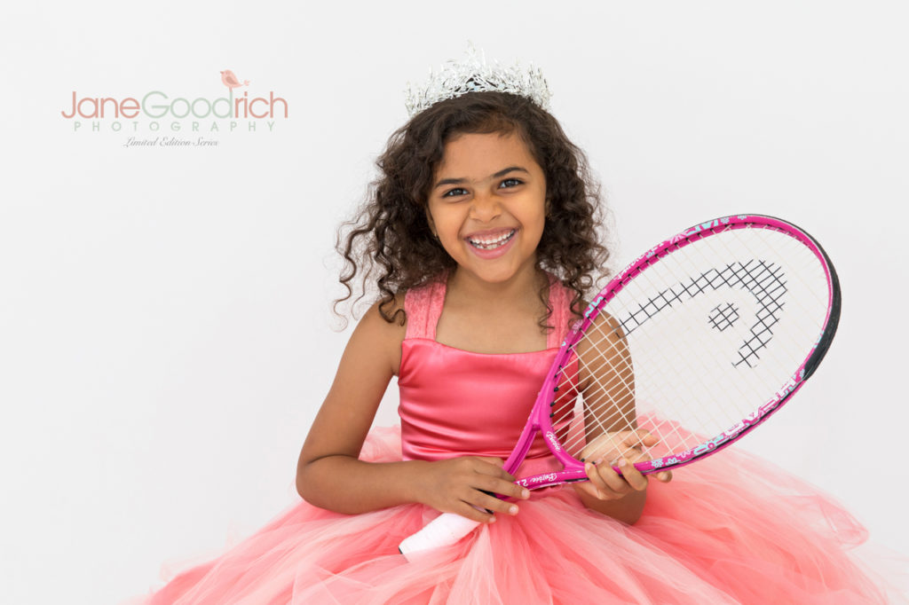 sporty princess tennis and couture dress